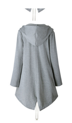 Hooded Long Sleeve Women's Sweatshirt